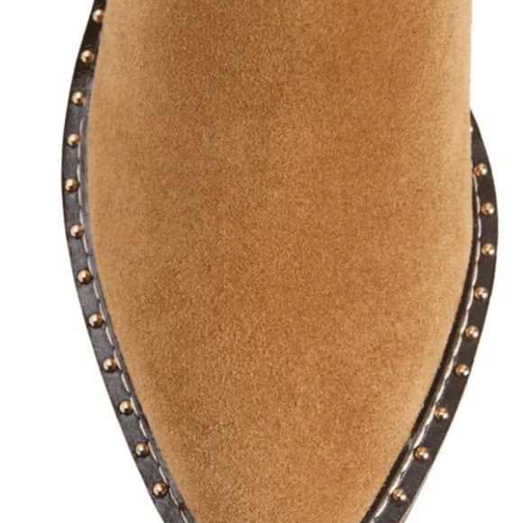 Cecelia stretch suede wedge boots new 7.5 265 - Picture 5 of 7